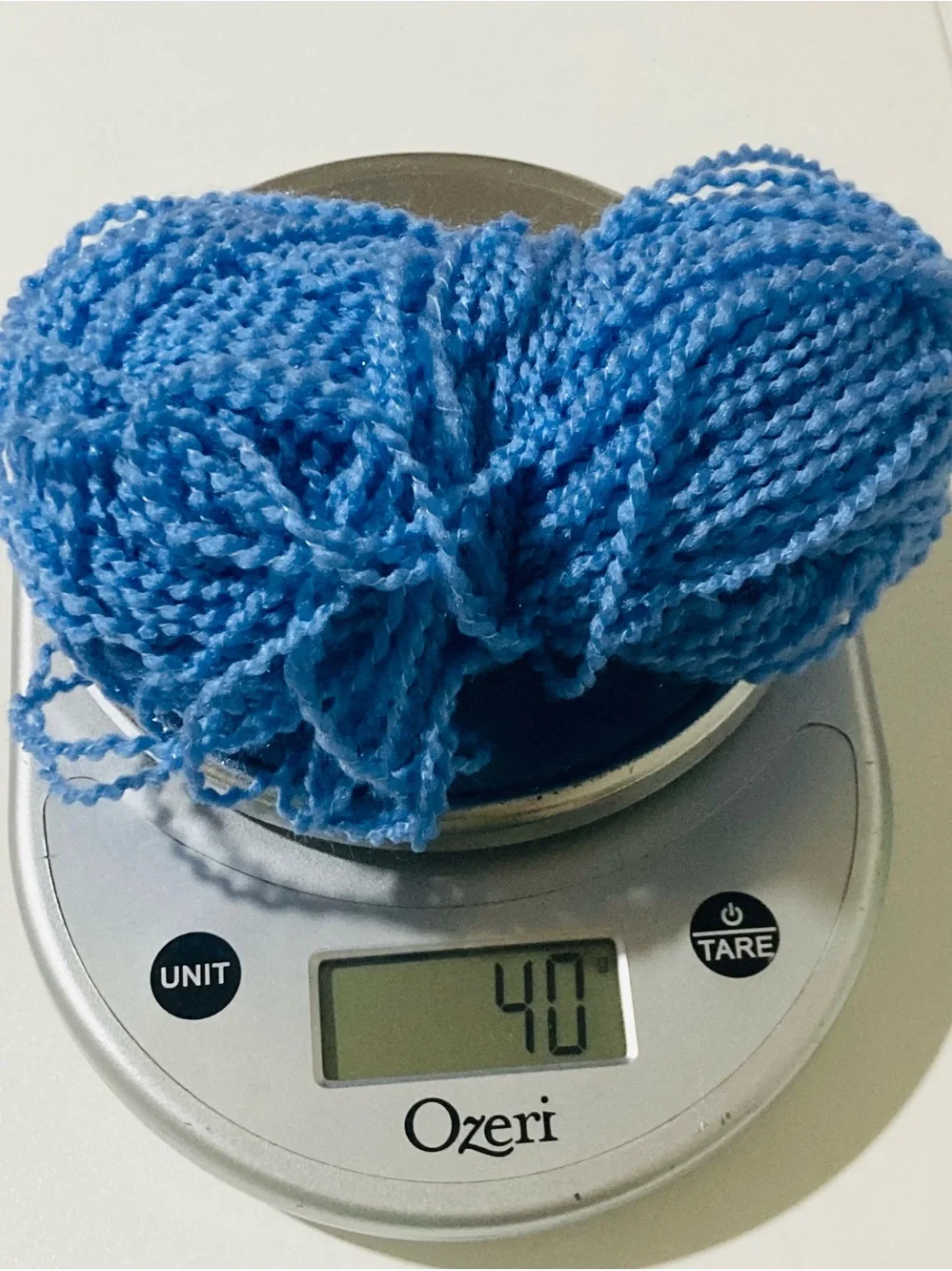 328 g / 11.5 oz Mixed Textured Yarn Bundle in Blue, Green & White